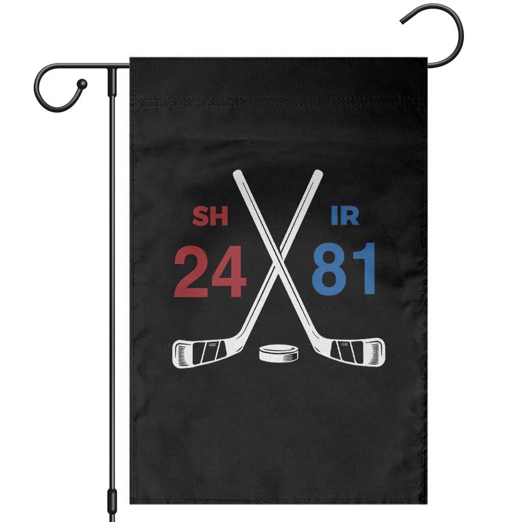 Funny Romance Hockey Garden Flag 24 81 Numbers Sport Ice Hockey Team - Wonder Print Shop