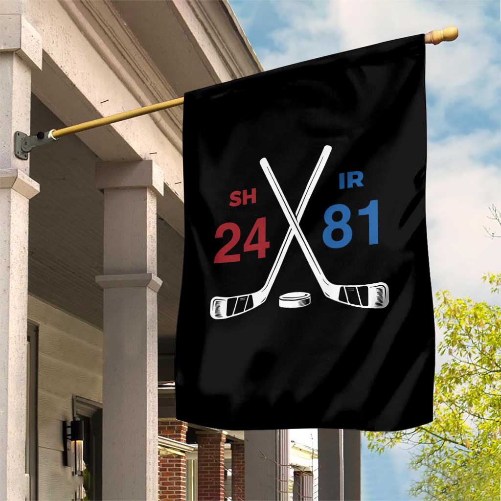 Funny Romance Hockey Garden Flag 24 81 Numbers Sport Ice Hockey Team - Wonder Print Shop