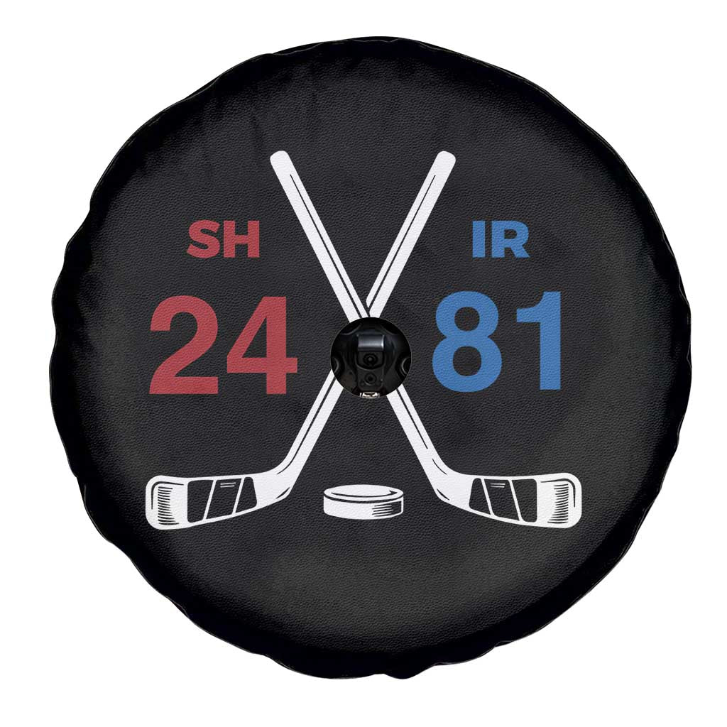 Funny Romance Hockey Spare Tire Cover 24 81 Numbers Sport Ice Hockey Team - Wonder Print Shop