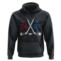 Funny Romance Hockey Hoodie 24 81 Numbers Sport Ice Hockey Team - Wonder Print Shop