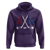 Funny Romance Hockey Hoodie 24 81 Numbers Sport Ice Hockey Team - Wonder Print Shop