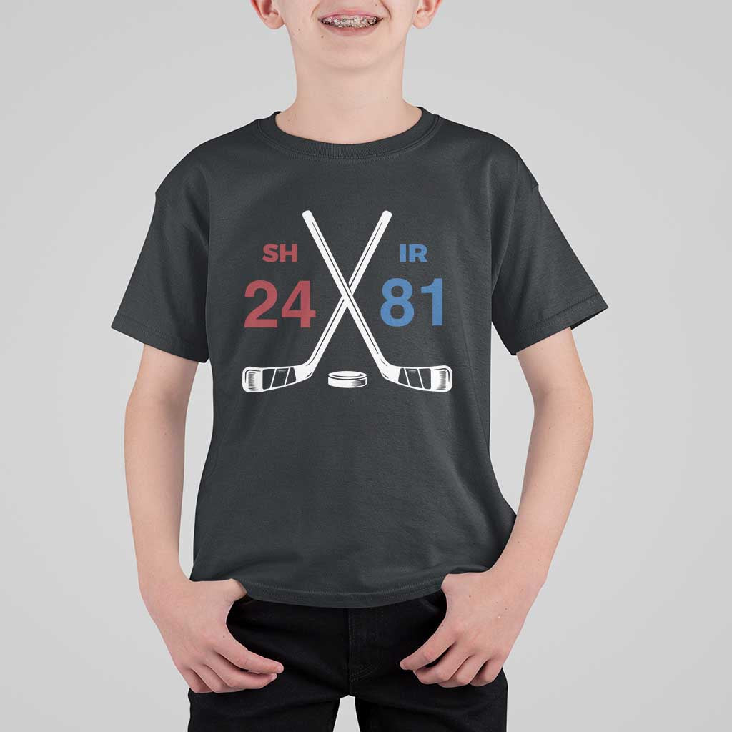 Funny Romance Hockey T Shirt For Kid 24 81 Numbers Sport Ice Hockey Team - Wonder Print Shop