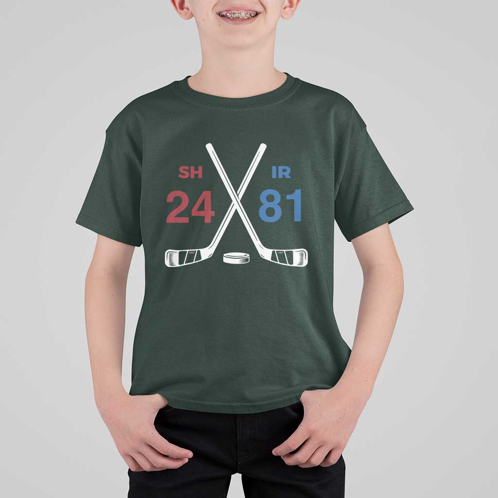 Funny Romance Hockey T Shirt For Kid 24 81 Numbers Sport Ice Hockey Team - Wonder Print Shop