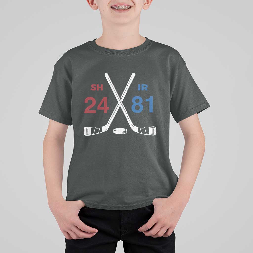 Funny Romance Hockey T Shirt For Kid 24 81 Numbers Sport Ice Hockey Team - Wonder Print Shop