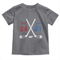 Funny Romance Hockey Toddler T Shirt 24 81 Numbers Sport Ice Hockey Team - Wonder Print Shop