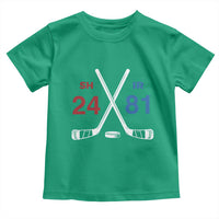 Funny Romance Hockey Toddler T Shirt 24 81 Numbers Sport Ice Hockey Team - Wonder Print Shop