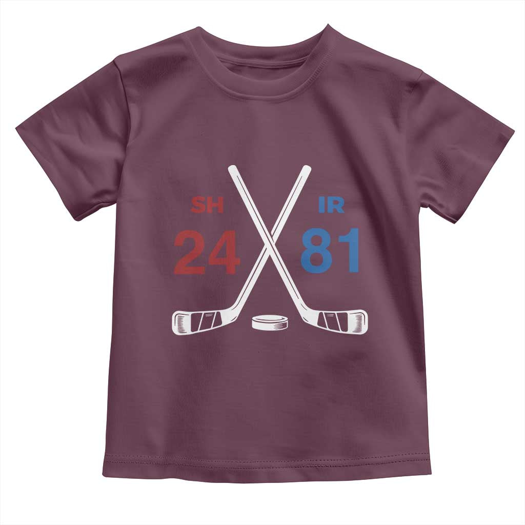 Funny Romance Hockey Toddler T Shirt 24 81 Numbers Sport Ice Hockey Team - Wonder Print Shop
