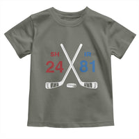 Funny Romance Hockey Toddler T Shirt 24 81 Numbers Sport Ice Hockey Team - Wonder Print Shop