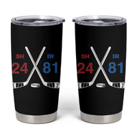 Funny Romance Hockey Tumbler Cup 24 81 Numbers Sport Ice Hockey Team - Wonder Print Shop