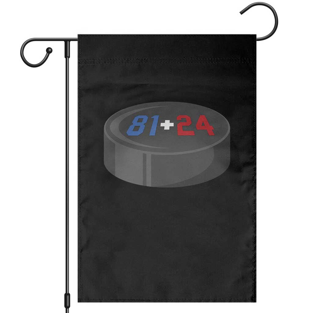 Funny Romance Hockey Lover Garden Flag 24 81 Jersey Numbers Sport - Wonder Print Shop