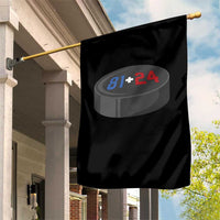 Funny Romance Hockey Lover Garden Flag 24 81 Jersey Numbers Sport - Wonder Print Shop