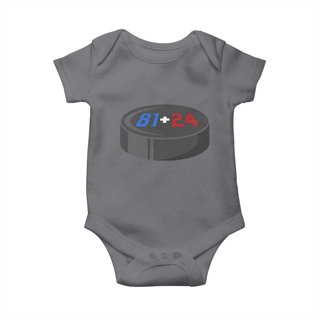 Funny Romance Hockey Lover Baby Onesie 24 81 Jersey Numbers Sport - Wonder Print Shop
