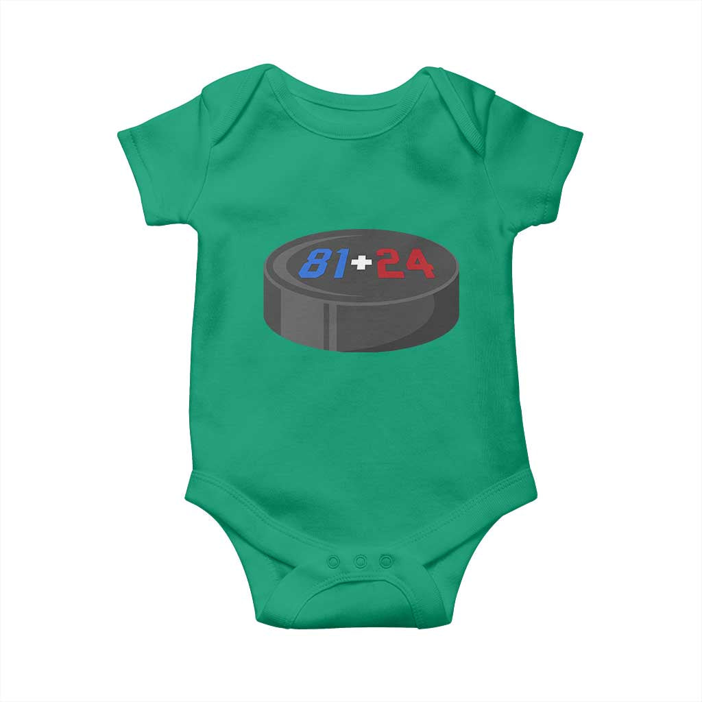 Funny Romance Hockey Lover Baby Onesie 24 81 Jersey Numbers Sport - Wonder Print Shop