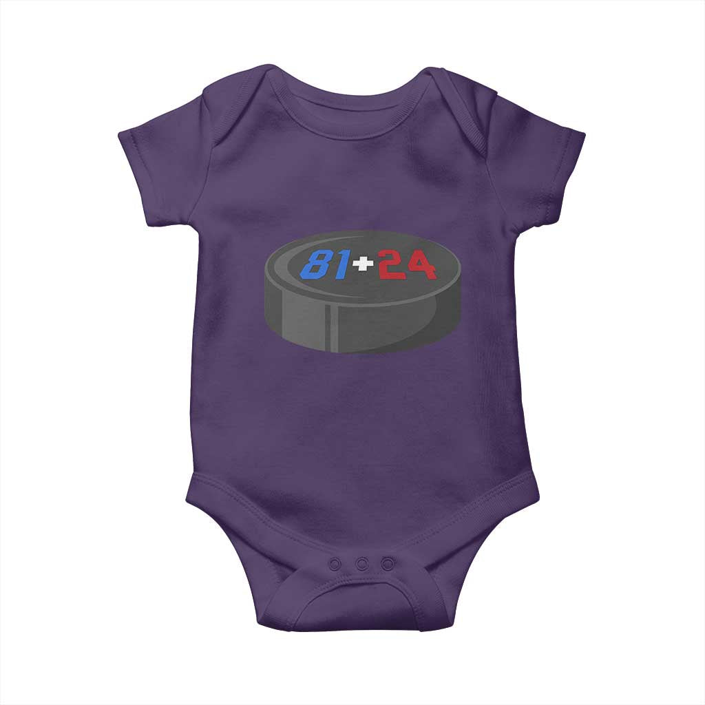Funny Romance Hockey Lover Baby Onesie 24 81 Jersey Numbers Sport - Wonder Print Shop