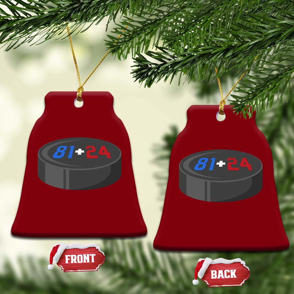 Funny Romance Hockey Lover Ceramic Ornament 24 81 Jersey Numbers Sport - Wonder Print Shop