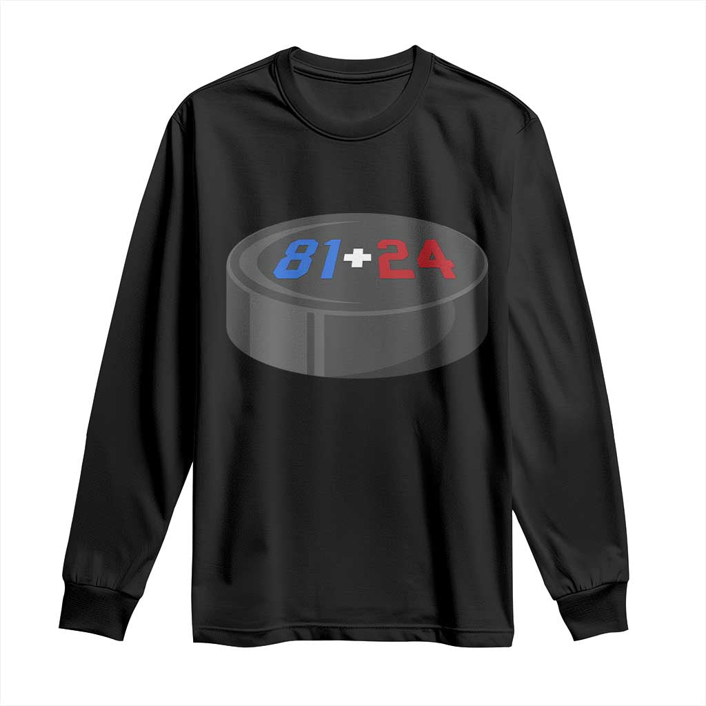 Funny Romance Hockey Lover Long Sleeve Shirt 24 81 Jersey Numbers Sport - Wonder Print Shop