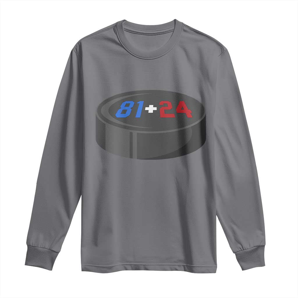 Funny Romance Hockey Lover Long Sleeve Shirt 24 81 Jersey Numbers Sport - Wonder Print Shop