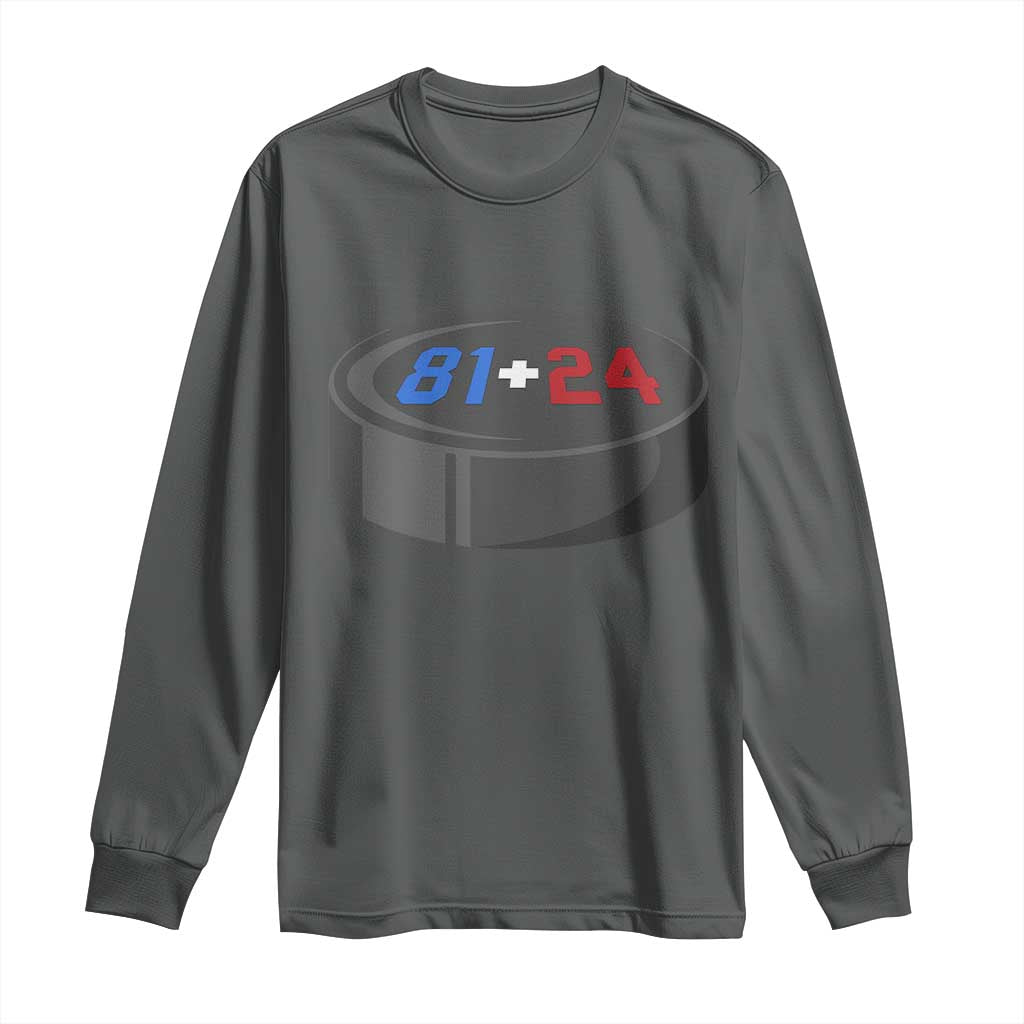 Funny Romance Hockey Lover Long Sleeve Shirt 24 81 Jersey Numbers Sport - Wonder Print Shop