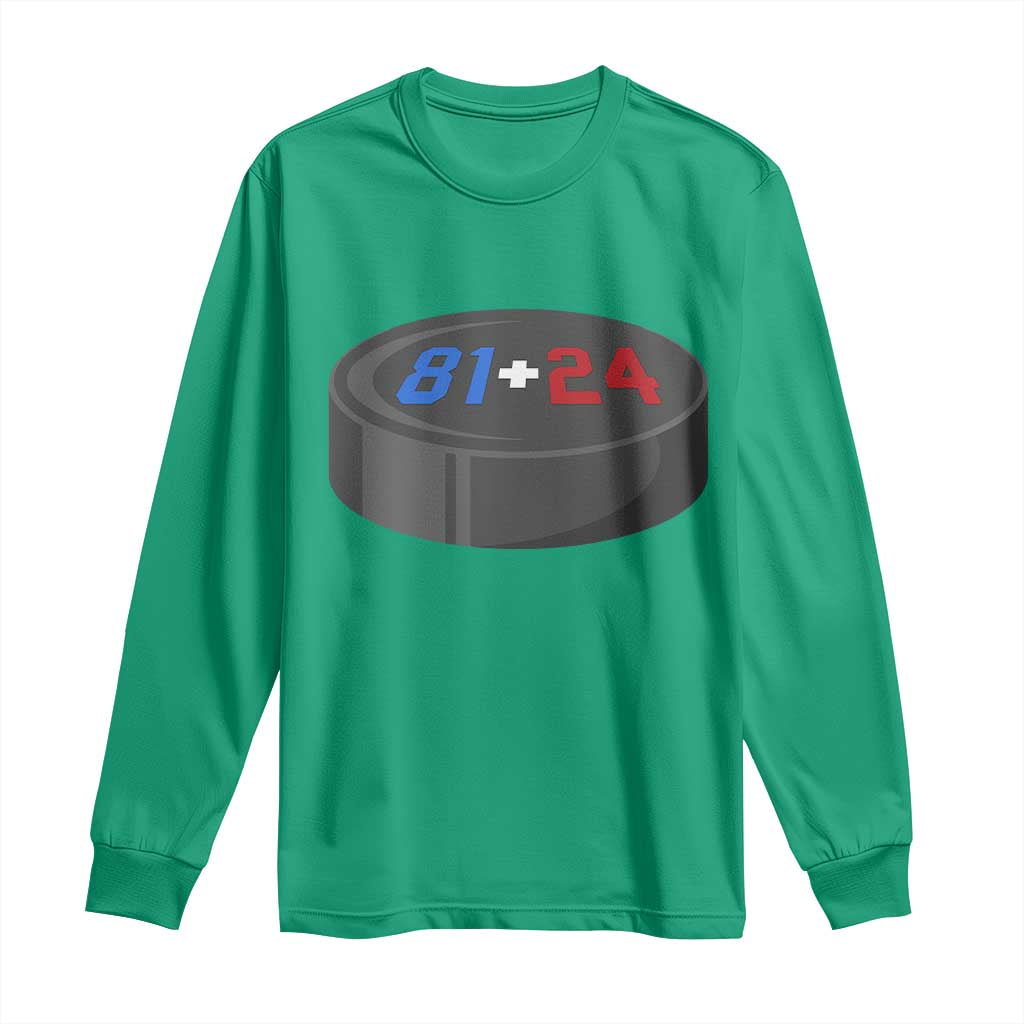 Funny Romance Hockey Lover Long Sleeve Shirt 24 81 Jersey Numbers Sport - Wonder Print Shop