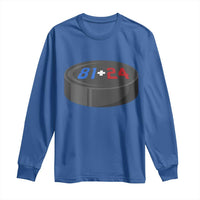 Funny Romance Hockey Lover Long Sleeve Shirt 24 81 Jersey Numbers Sport - Wonder Print Shop