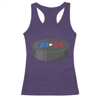 Funny Romance Hockey Lover Racerback Tank Top 24 81 Jersey Numbers Sport - Wonder Print Shop