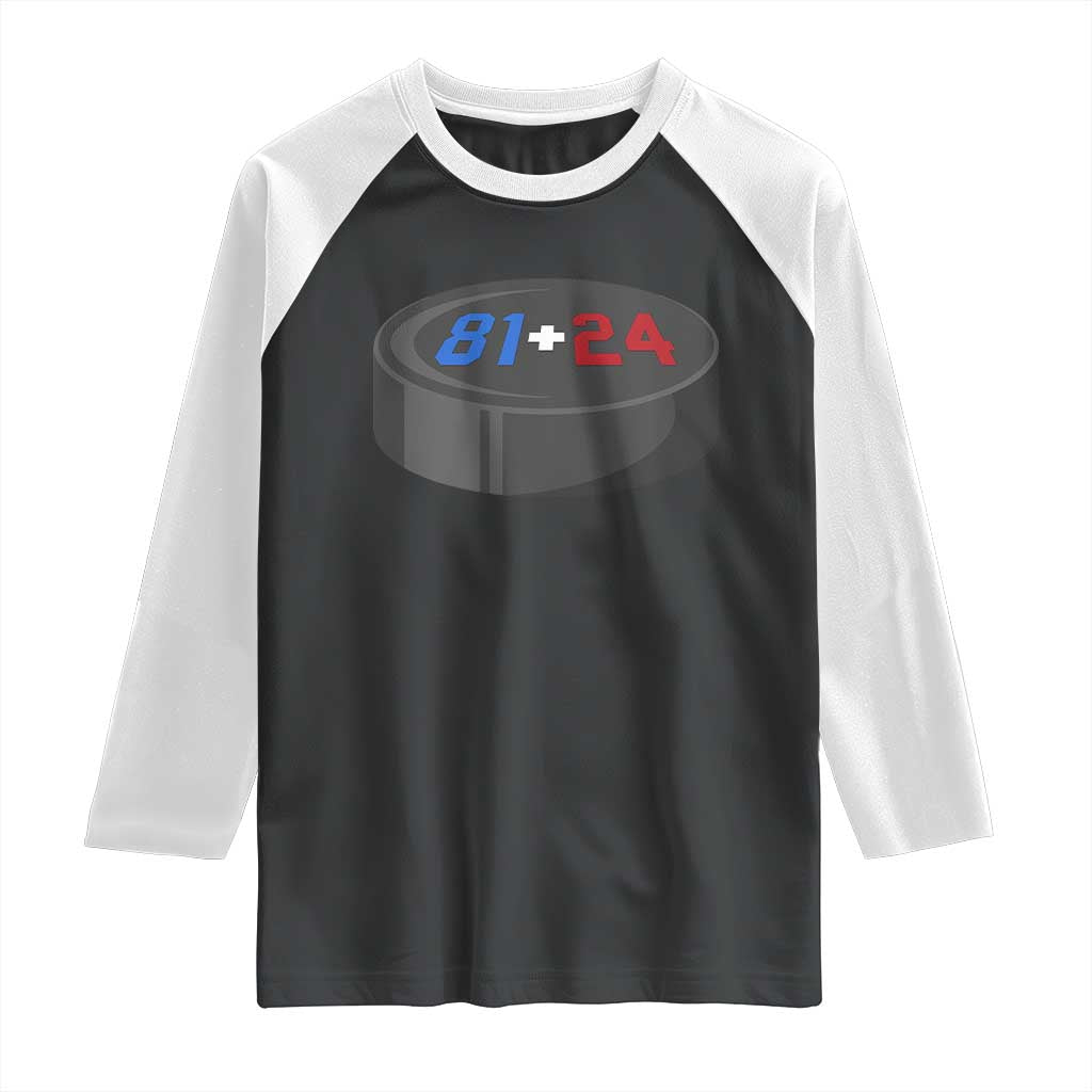 Funny Romance Hockey Lover Raglan Shirt 24 81 Jersey Numbers Sport - Wonder Print Shop