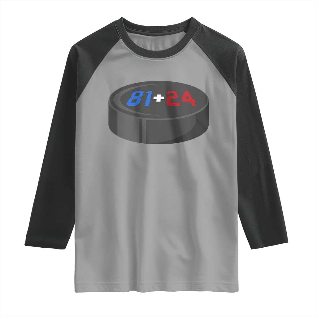 Funny Romance Hockey Lover Raglan Shirt 24 81 Jersey Numbers Sport - Wonder Print Shop