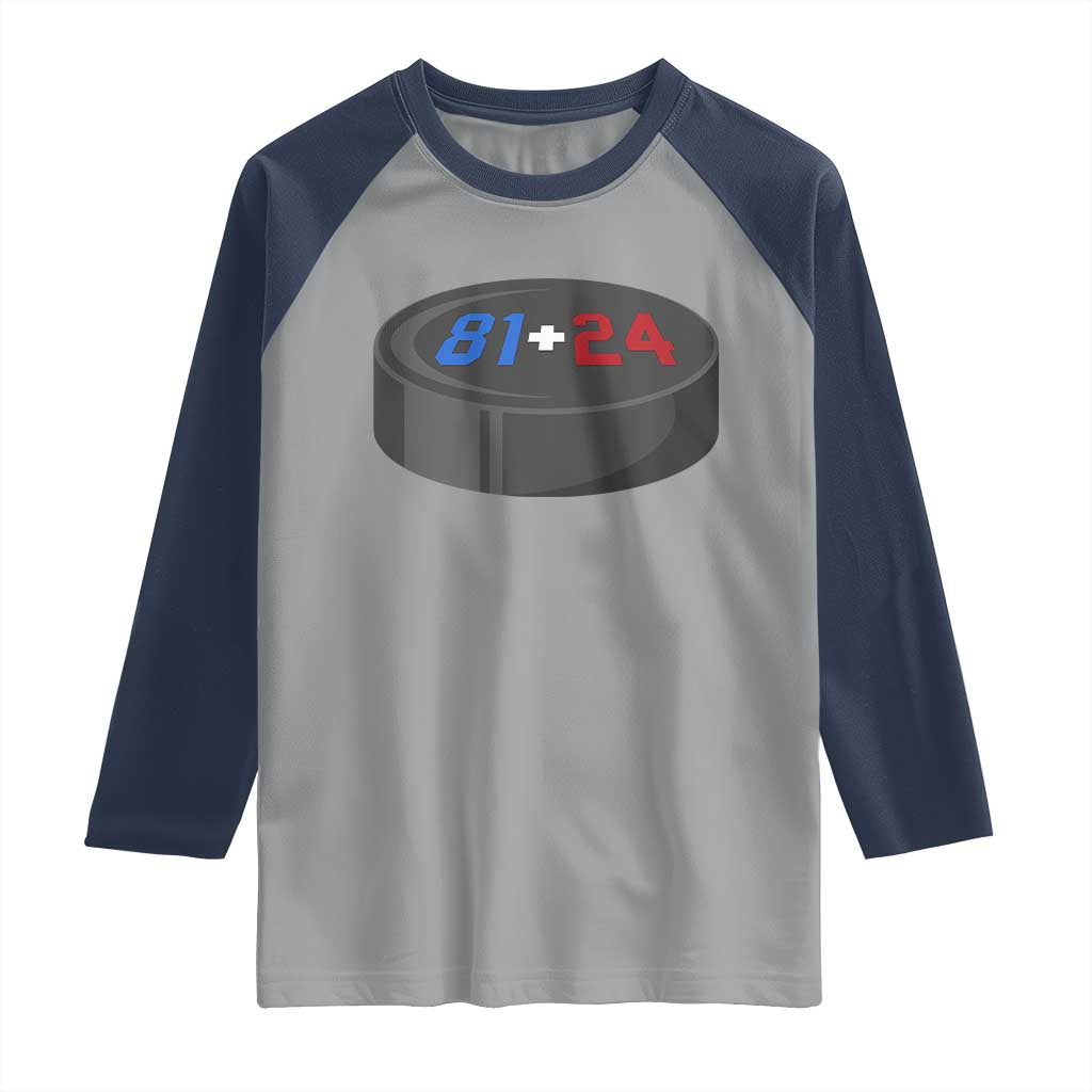 Funny Romance Hockey Lover Raglan Shirt 24 81 Jersey Numbers Sport - Wonder Print Shop