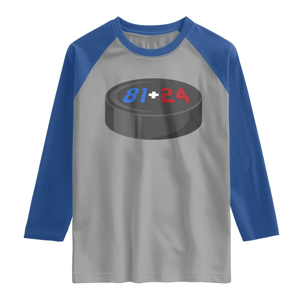 Funny Romance Hockey Lover Raglan Shirt 24 81 Jersey Numbers Sport - Wonder Print Shop