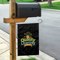 Funny Day Care Garden Flag Quality Learing Center Learning School Quote - Wonder Print Shop