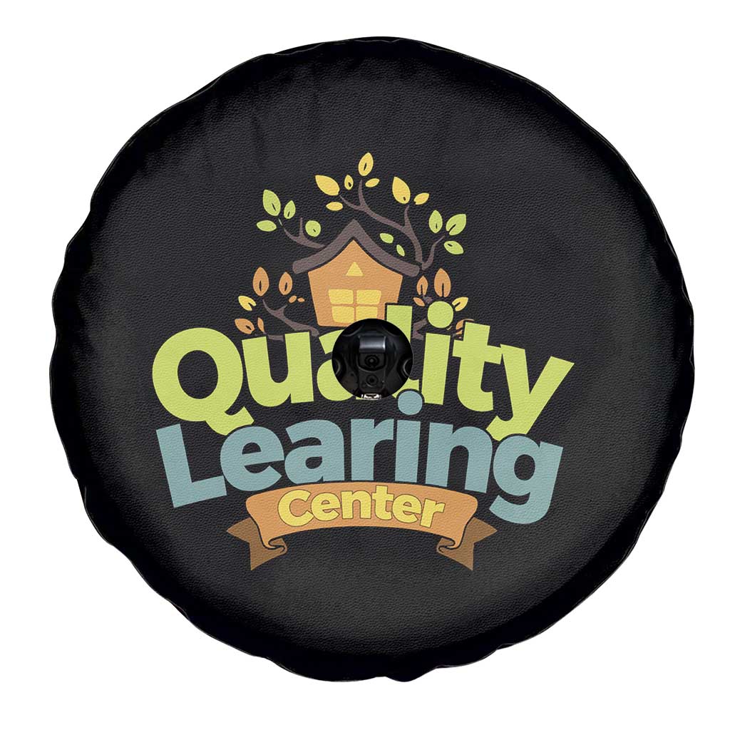Funny Day Care Spare Tire Cover Quality Learing Center Learning School Quote - Wonder Print Shop
