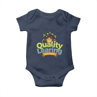 Funny Day Care Baby Onesie Quality Learing Center Learning School Quote - Wonder Print Shop