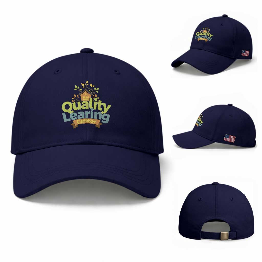 Funny Day Care Baseball Cap Minnesota Learing Center Learning School Quote