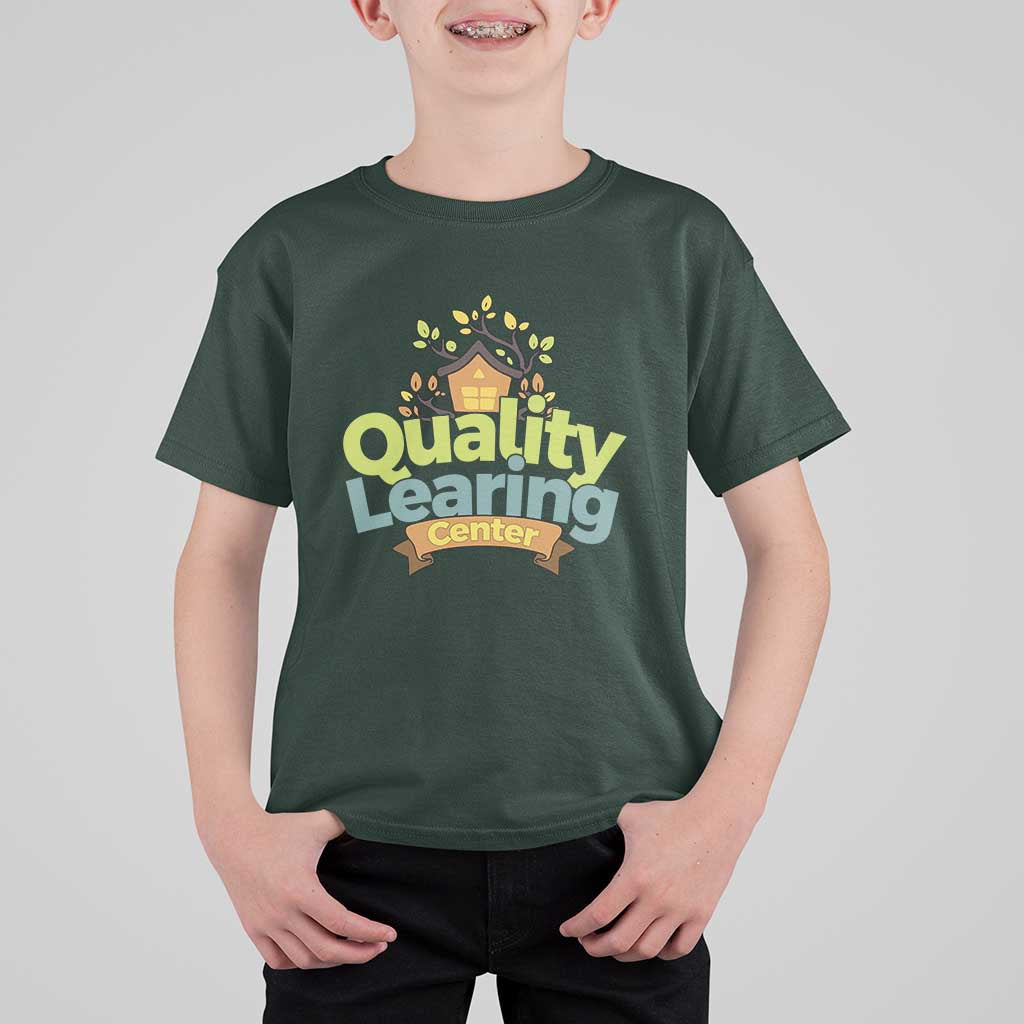 Funny Day Care T Shirt For Kid Quality Learing Center Learning School Quote - Wonder Print Shop