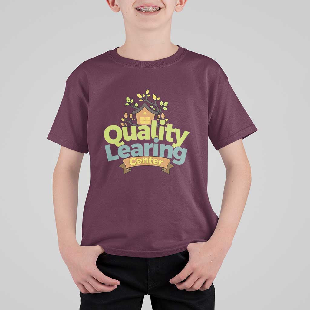 Funny Day Care T Shirt For Kid Quality Learing Center Learning School Quote - Wonder Print Shop