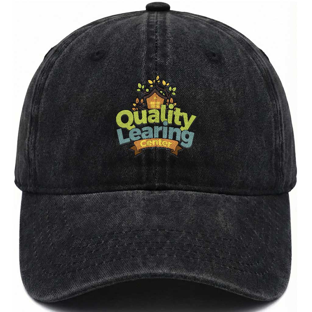 Funny Day Care Washed Cotton Baseball Cap Minnesota Learing Center Learning School Quote