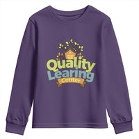 Funny Day Care Youth Sweatshirt Quality Learing Center Learning School Quote - Wonder Print Shop