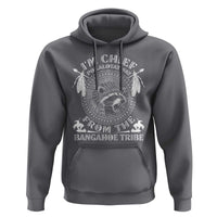 I Am Chief Pokalotatwat From The Bangahoe Tribe Hoodie Funny Indigenous Native Raccoon
