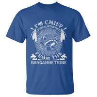 I Am Chief Pokalotatwat From The Bangahoe Tribe T Shirt Funny Indigenous Native Raccoon
