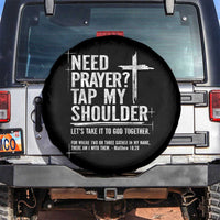 Need Prayer Tap My Shoulder Bible Verse Christian Spare Tire Cover