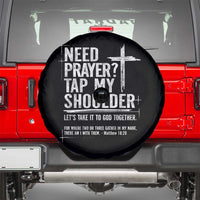 Need Prayer Tap My Shoulder Bible Verse Christian Spare Tire Cover