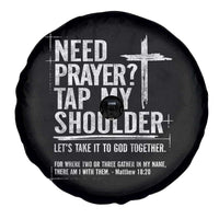 Need Prayer Tap My Shoulder Bible Verse Christian Spare Tire Cover