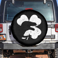 Funny St Patricks Day Dinosaur Shamrock Spare Tire Cover