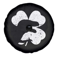 Funny St Patricks Day Dinosaur Shamrock Spare Tire Cover