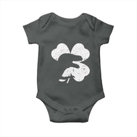 Funny St Patricks Day Dinosaur Shamrock Baby Onesie
