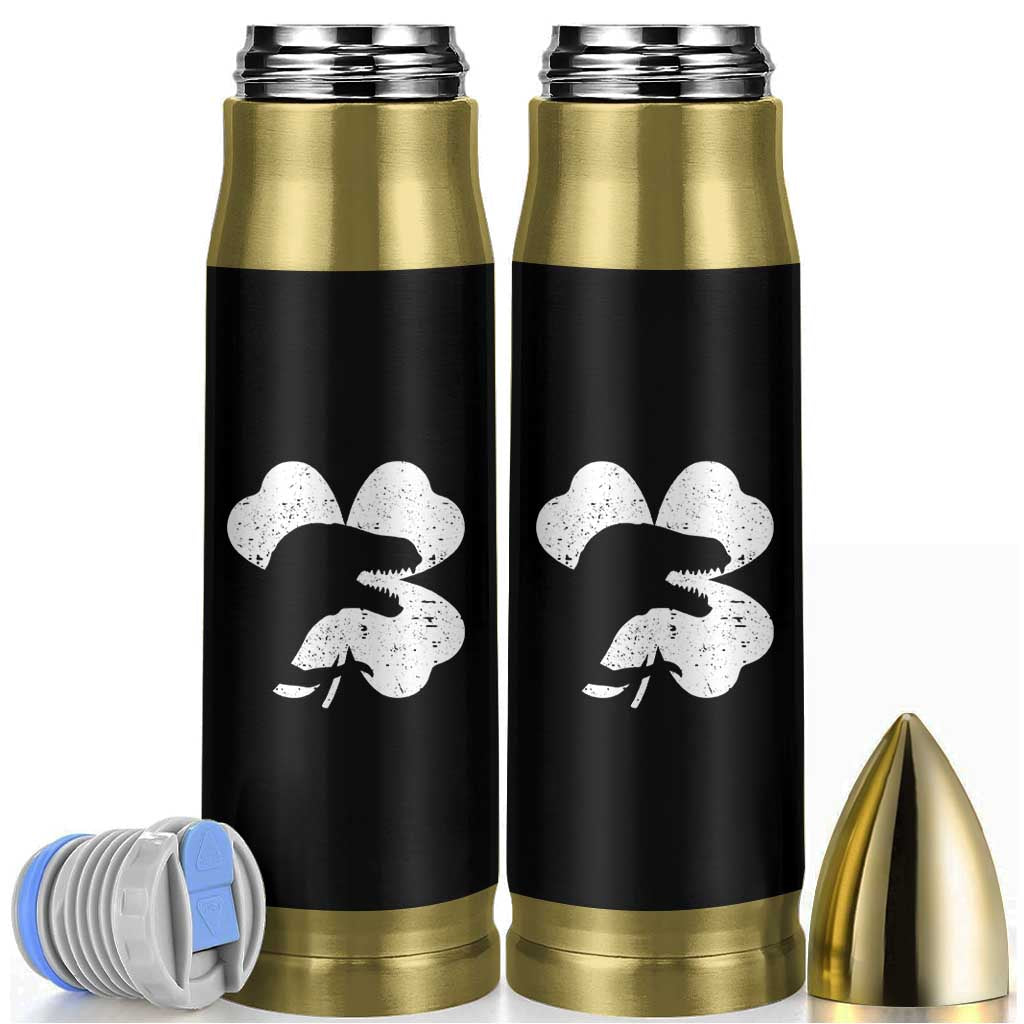 Funny St Patricks Day Dinosaur Shamrock Bullet Tumbler
