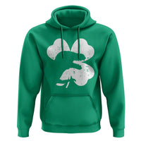 Funny St Patricks Day Dinosaur Shamrock Hoodie
