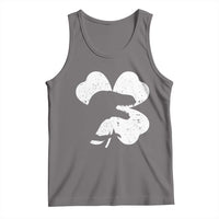Funny St Patricks Day Dinosaur Shamrock Tank Top
