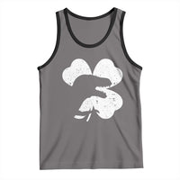 Funny St Patricks Day Dinosaur Shamrock Tank Top