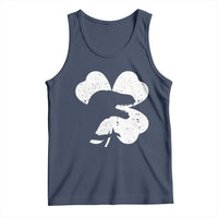Funny St Patricks Day Dinosaur Shamrock Tank Top